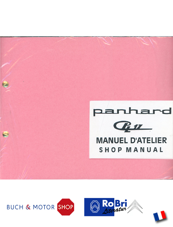 Panhard PL 17 Reparaturhandbuch 1960